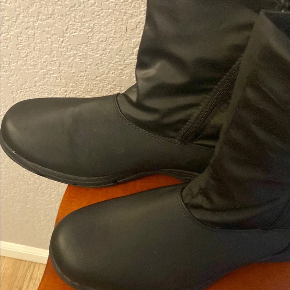 Kohls Tote Black Winter Boots